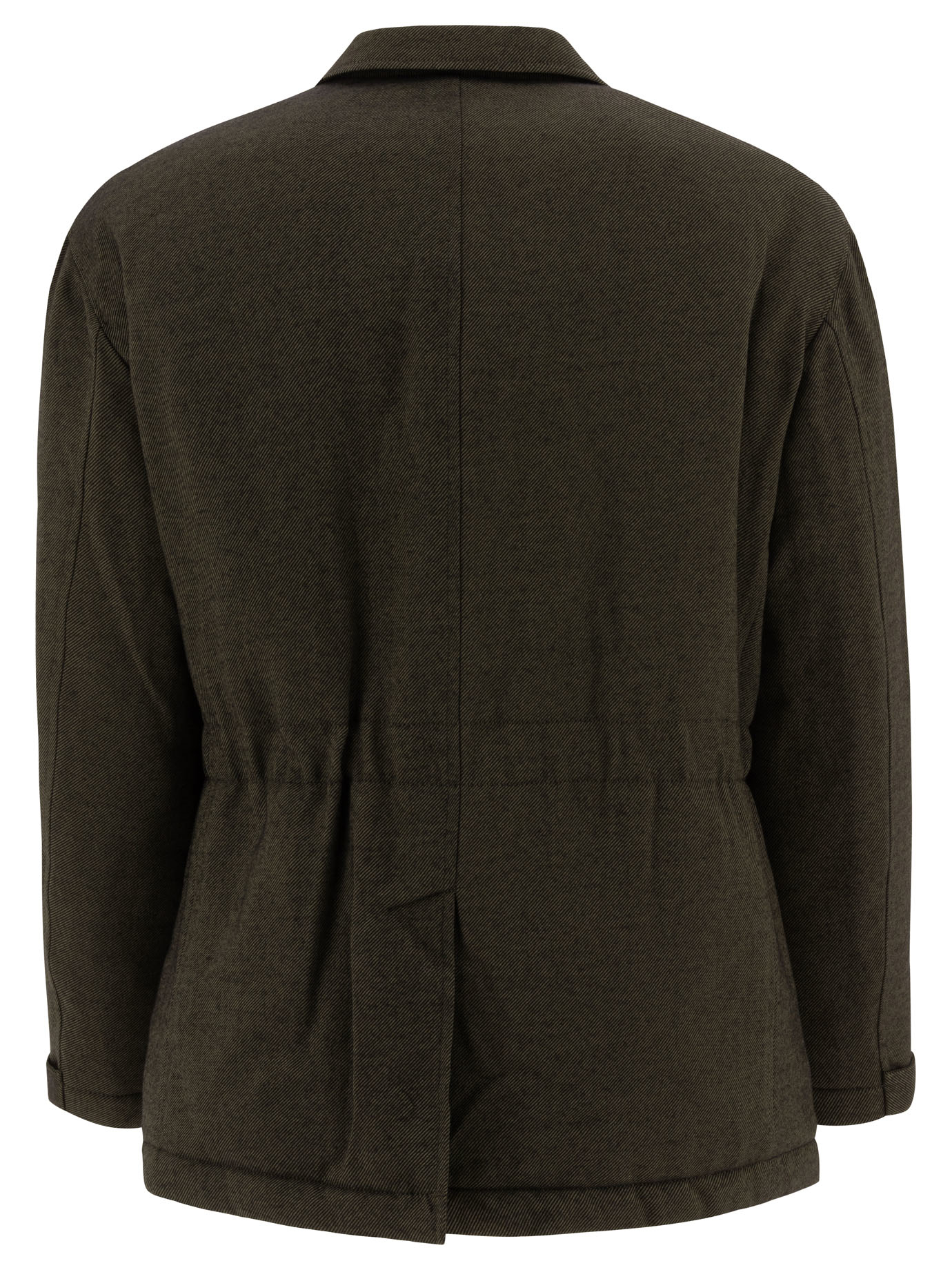 COMME DES GARçONS HOMME Green Blazer with self-tie fastening